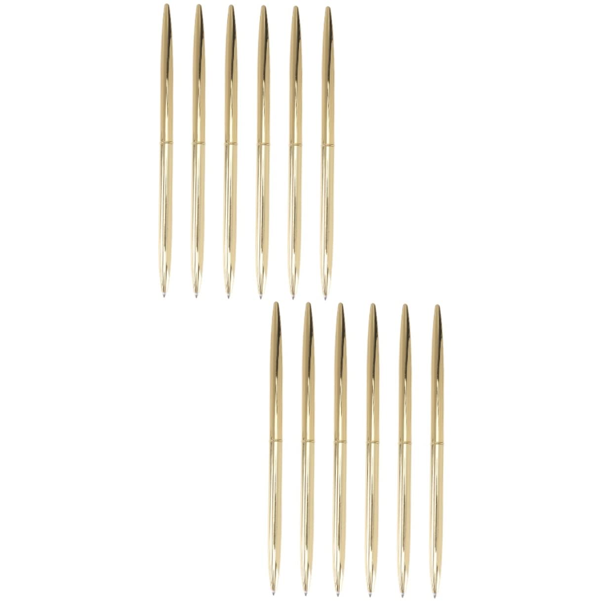 STOBOK 2 Set Di Penne A Sfera in Metallo Per Ufficio Scolastico Set Di Penne Leggere Per Affari Per Ragazzi E Ragazze Amici Collezione Personale 6 Pezzi*2