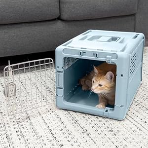 SportPet Designs Collapsible Pet Kennel, 19" X-Small (Blue) SportPet Designs Collapsible Pet Kennel 19 X Small Blue