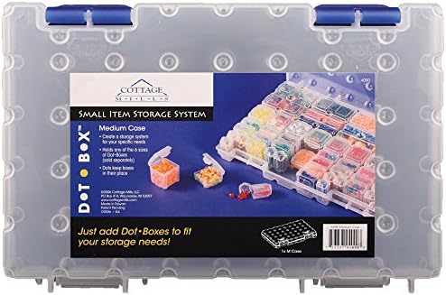 DotBox Medium Case. Use this Empty Case to Create a Custom Storage System to Meet Your Needs by Filling it with Any of 6 Sizes of DotBoxes Sold Separately. Perfect For Small Item Storage.