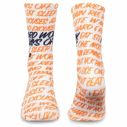 ELITEX TRAINING Calcetines Performance para CrossTraining, Fitness (S-M, HWPO)