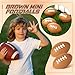 Blulu 30 Pack Mini Footballs Foam Stress Ball Bulk 2.17