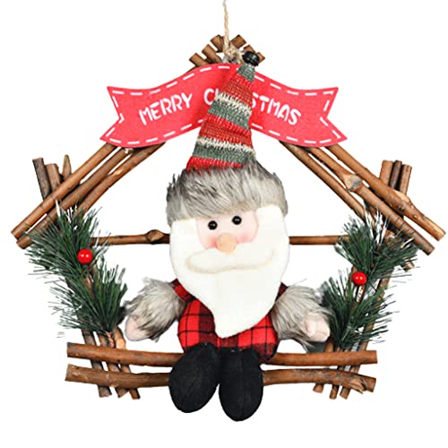Couronne de Noël en bois durable pour remplacer les décos fragiles et sublimer votre entrée