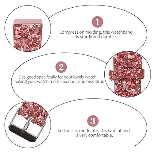 Gatuida 2 peças acessório criativo ajustável prata universal brilhante pulseira compatível elegante