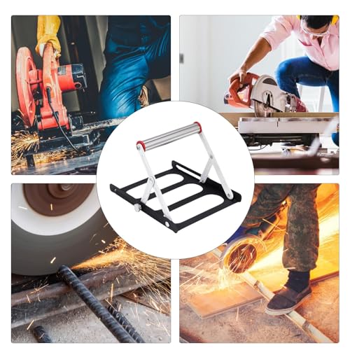 Support de machine de découpe pliable et cadre de scie compact pour atelier