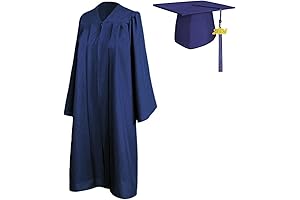2024 Unisex-Adult's Matte Graduation Gown Cap with Tassel