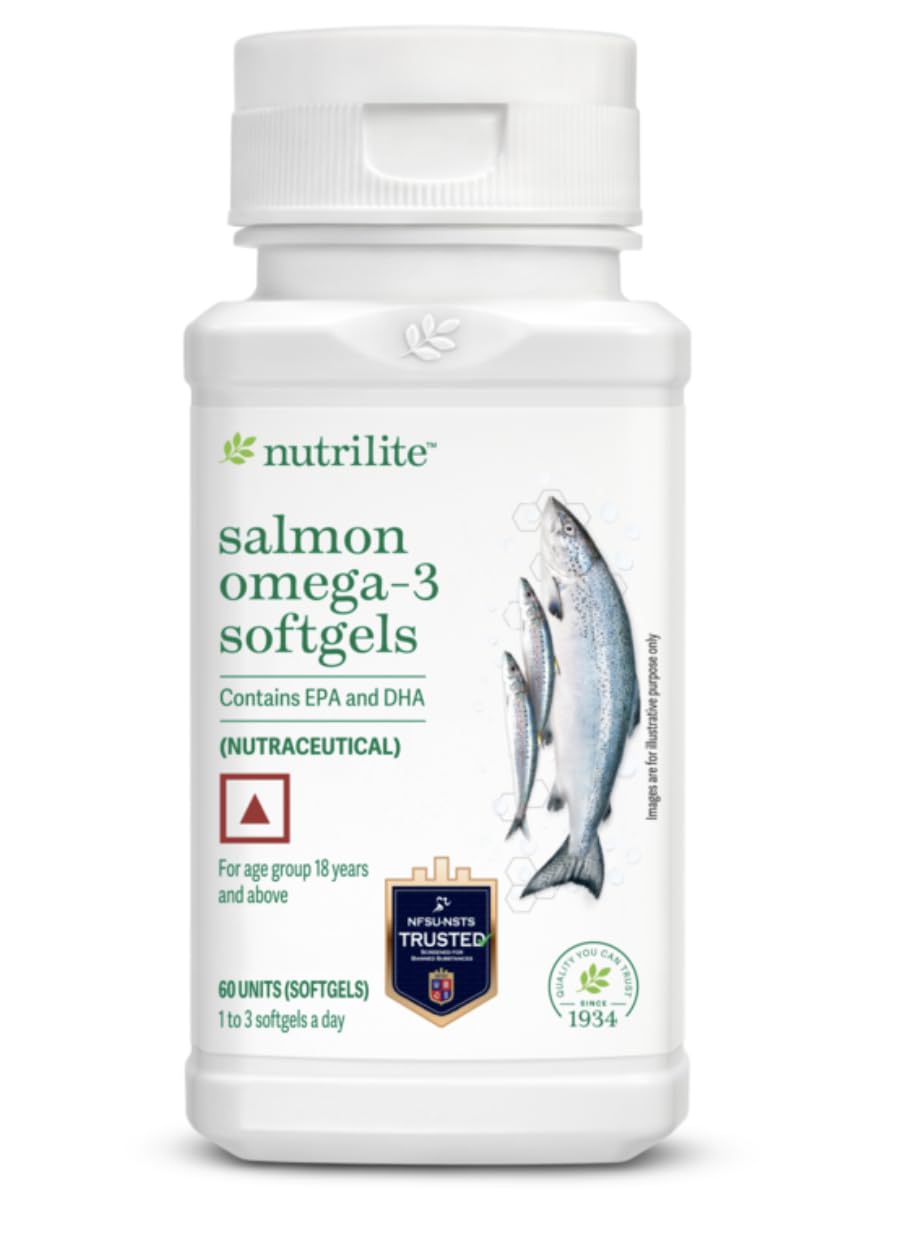 NUTRILITE Salmon Omega-3 Softgels, Contains EPA and DHA, Nutraceutical, 60 Softgels-image-20