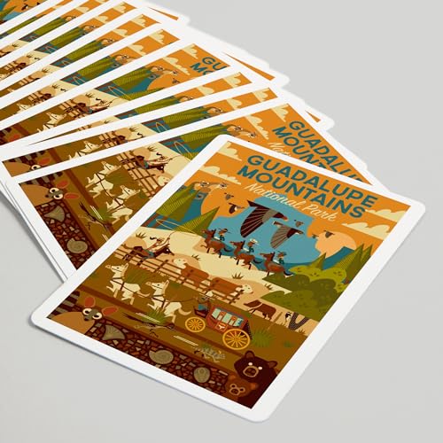 Baraja de Póker Lantern Press Guadalupe Mountains 52 cartas miniatura 5