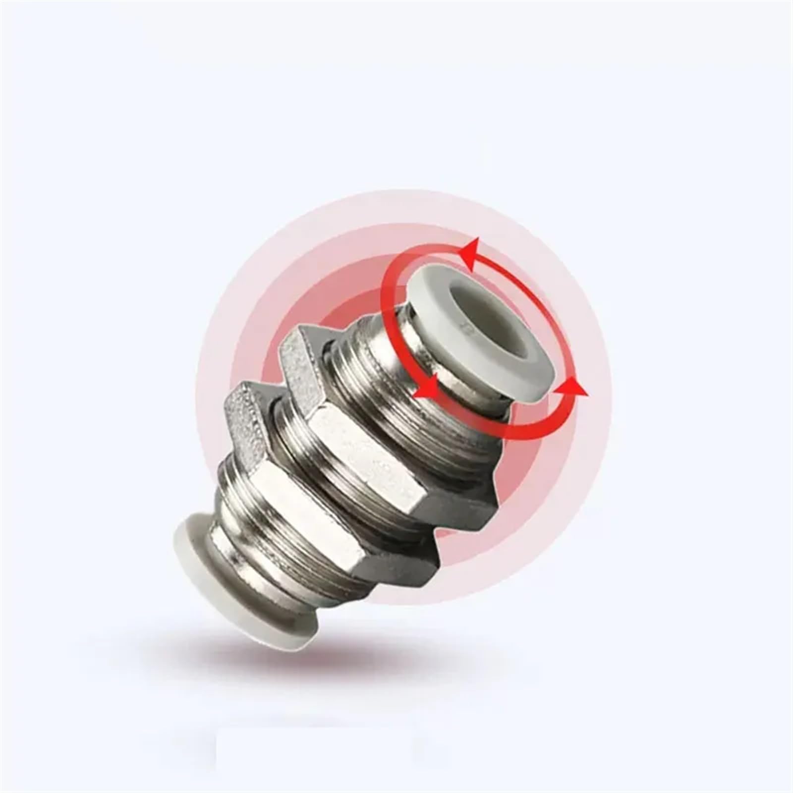 Pneumatyczne proste złączki grodziowe PM Złącze węża 8/10/12 mm Typ Premium Plastikowe złącze rurowe Push In Air Quick Fitting(PM-10)