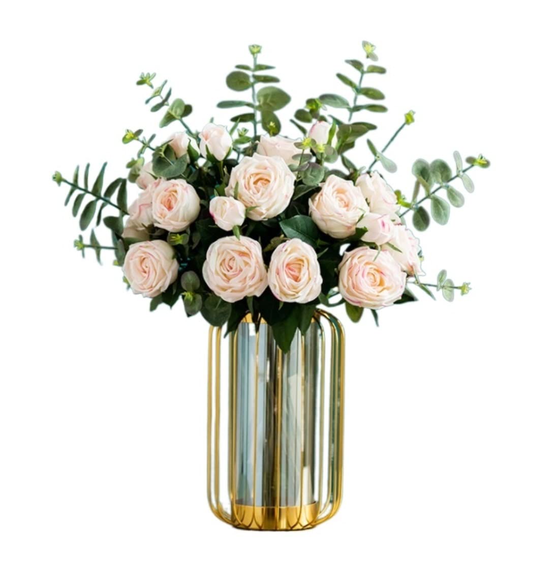 Ngdfgr As Known Artificial Flowers Beautifully In Vase Fake Silk Bouquet Realistic Flower Wedding Decoration