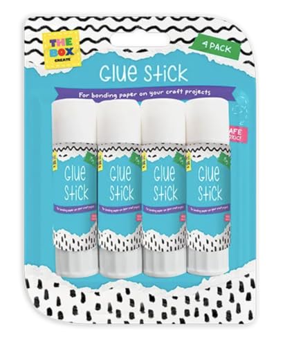 PRISTINE ENTERPRISE Glue Sticks contains 4 sticks of 15g that are perfect for bonding paper and cardboard. Kids friendly safe and non toxic Art and craft supply Each stick of glue is saf'