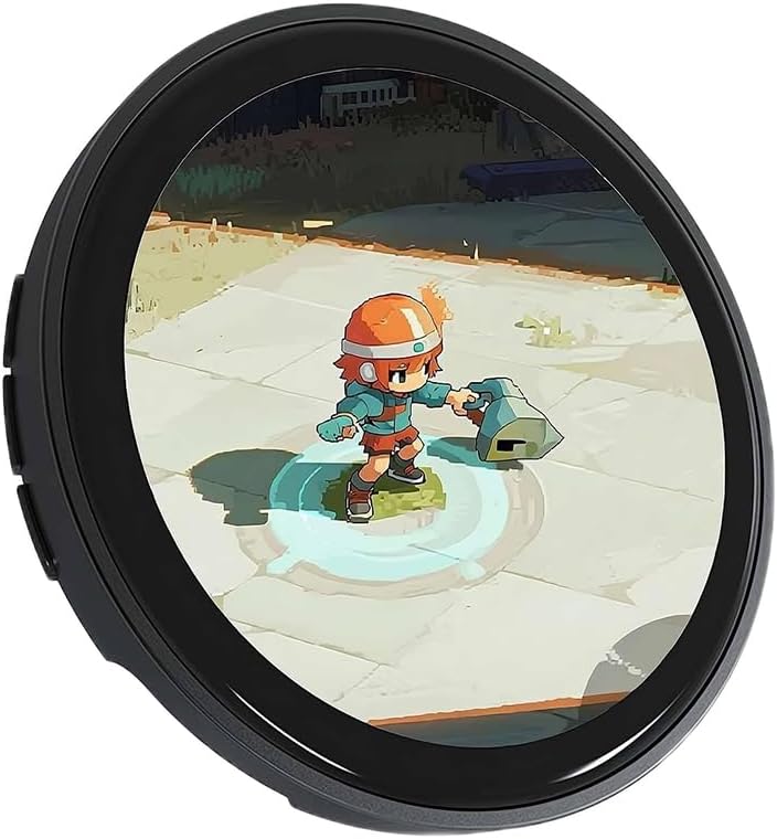 Electronic Badge Digital Display Pin, Touch Screen Electronic Digital Badge, Custom Photo/Video/GIF Display, Anime Badges Pin Gift for Boys Girls