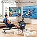Rowing Machine for Home Gym, DMASUN Magnetic Rowing Machines 350 LB Weight Capacity - Foldable Rower for Home Use with App Supported, Upgrade to Double Slide Rail