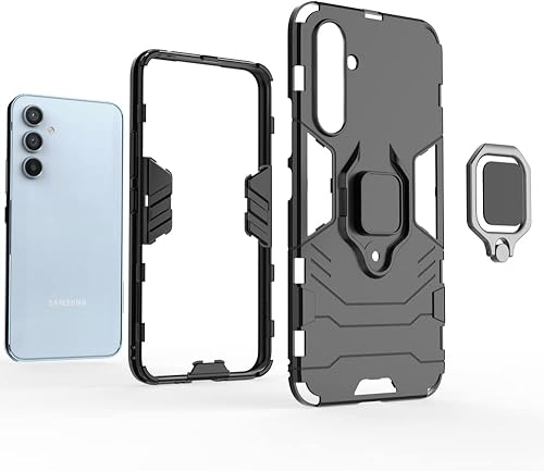 Vista 43 de Funda para Samsung Galaxy A04 4G, Cubierta De Cáscara De Soporte Para SM-A045F/DS SM-A045M/DS SM-A045F SM-A045M - Azul