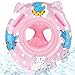 O-Kinee Anillo de Natación Asiento, Flotadores para Bebes Swim Safe Inflable Piscinas Playa Juguetes de Natación Fiesta para Regalo Bebe, Rosado