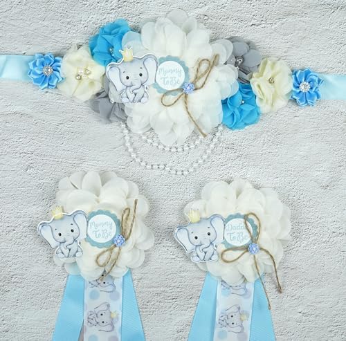 Safari Baby Shower SUSSURRO Teddy Bear Maternity Sash Mummy To Be