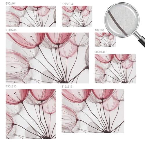 Papel pintado autoadhesivo clásica floral de 104x70 cm para pared de salón 6