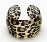 Forum Novelties 80'S Retro Rock Leopard Vintage Bracelet Bangle Jewelry Costume Accessory