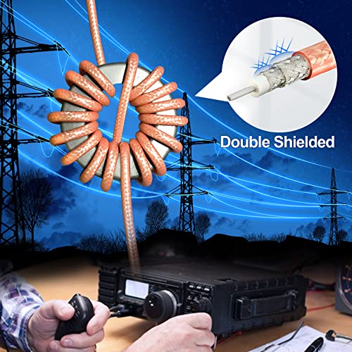 Câble coaxial RG400 anti interférence double blindage pour émetteur ham - 2