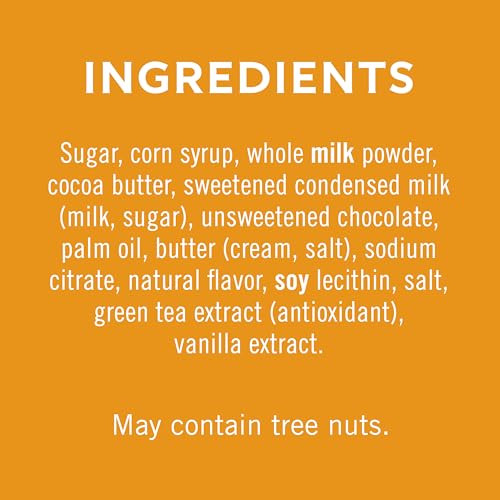 image for GHIRARDELLI Milk Chocolate Caramel Jack O’ Lanterns, 4.1 oz Bag – 