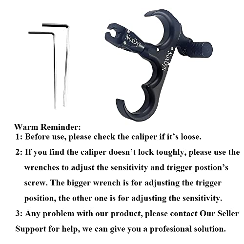 Noxdyn Bow Release 360° Rotatable Thumb Release 4 Fingers thumb #3