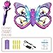 GLYH RC Flying Butterfly Crosslander Butterfly with 2 Control Modes Gravity Sensor, Foam Drones Model Aircraft, Multidirectional Flight up to 12km/h Built-in Sound Effect and Flash Function