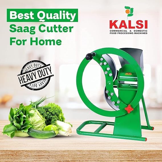 Heavy-Duty Iron Saag Cutter Kitchen Manual Chopper Vegetable Chaff Palak Leaves Vegetable Cutter Green