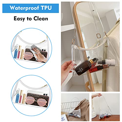 Stadium Approved Bags for Women -Shoulder Bags PVC Purse, Concert Bag4