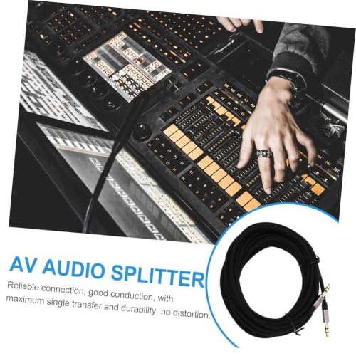 Cable de audio auxiliar Jack 3.5mm macho a macho 5m miniatura 3