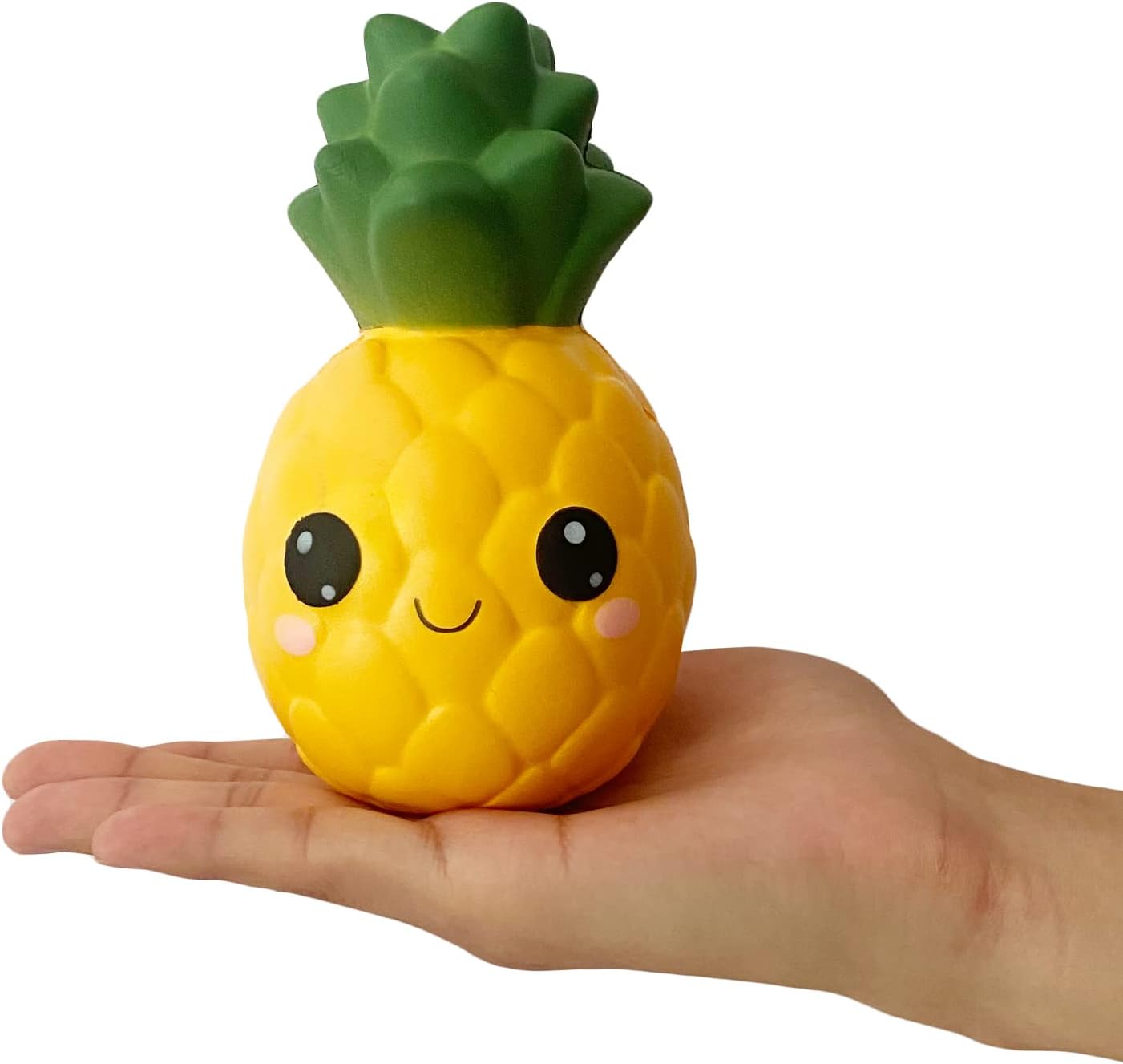 Slow Rising Big Eyes Pineapple Squishies Toy for Kids Birthday Gift,Cute Fruit Stress Relief Simulation Lovely Squishys Squishi Squeeze Toys