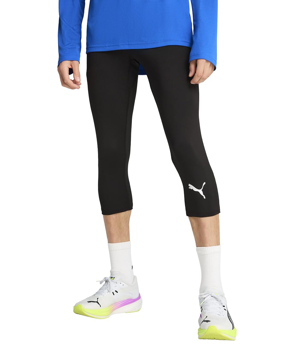 | Cross THE LINE Men's 3/4 Length Track Tights Black-image-4