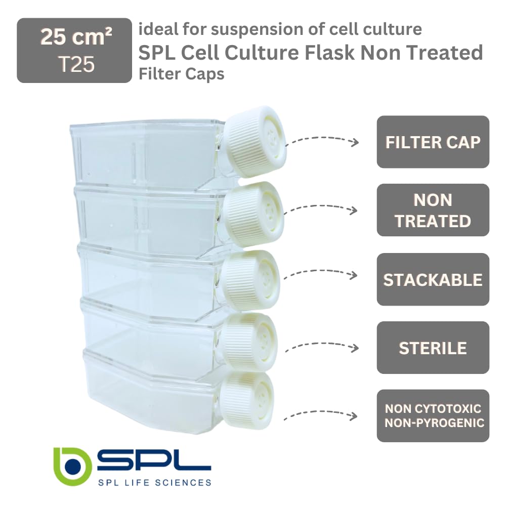 SPL Cell Culture Flask 25 cm2 (T25) Filter Cap, Non-Treated, Sterile, 200/Case