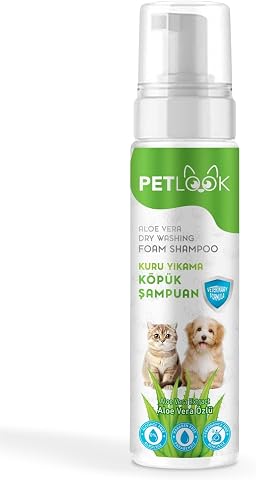 PETLOOK Kedi ve Köpek Köpük Şampuan, 200 Mililitre
