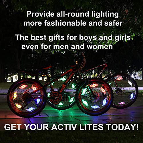 image for Sumree Bike Spoke Lights Bike Wheel Lights for Cycling Bicycle Decorat