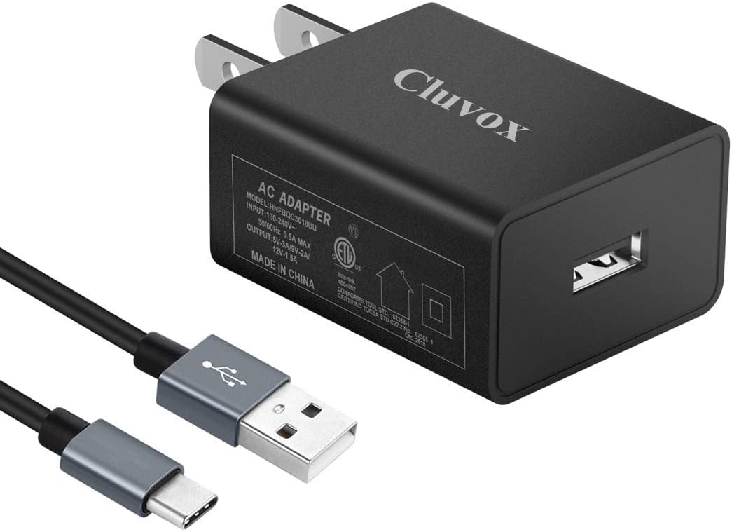 USB C Fast Wall Charger Compatible for Samsung Galaxy S10/S10+/S10e/S9 Plus/S9/S8 Plus/Note 10/9/A20/A30/A50, Quick Charge 3.0 Wall Charger with Type C Fast Charge Cable 3.3 ft, 18W Rapid Home Charger