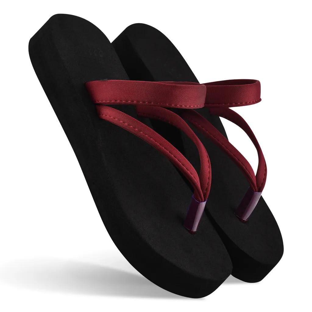 LOVEHUSH Doctor Slipper for Women | Orthopedic, Diabetic, Pregnancy | Soft Doctor Anti-Skid Slipper for Women |Slides, Flip-Flops, Slippers, Chappals | For Ladies and Girls SL2-CHARRY-4 (B0CVF4R914) Amazon Price History, Amazon Price Tracker