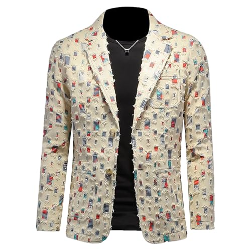 Veste jacquard homme ajustée idéale pour vos fêtes et soirées