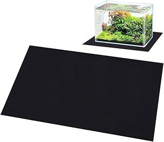 OLYCRAFT Aquarium Leveling Mat 21x13 Inch Aquarium Fish Tank Leveling Pad 6mm Thick Neoprene Foam Fish Tank Mat Neoprene Non-Slip Shockproof Fishes Tanks Pad for Water Stable Floor Protection