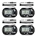 DIFCUL 4PCS Termómetro Digital LCD con Exterior Sonda y Ventosa para Acuario, Pecera, Terrarios, Pecera y Recipiente de Vidrio