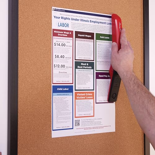 Swingline Stapler, 20 Sheet Capacity, 545 Desktop Stapler, Rio Red (S7054510) image 3