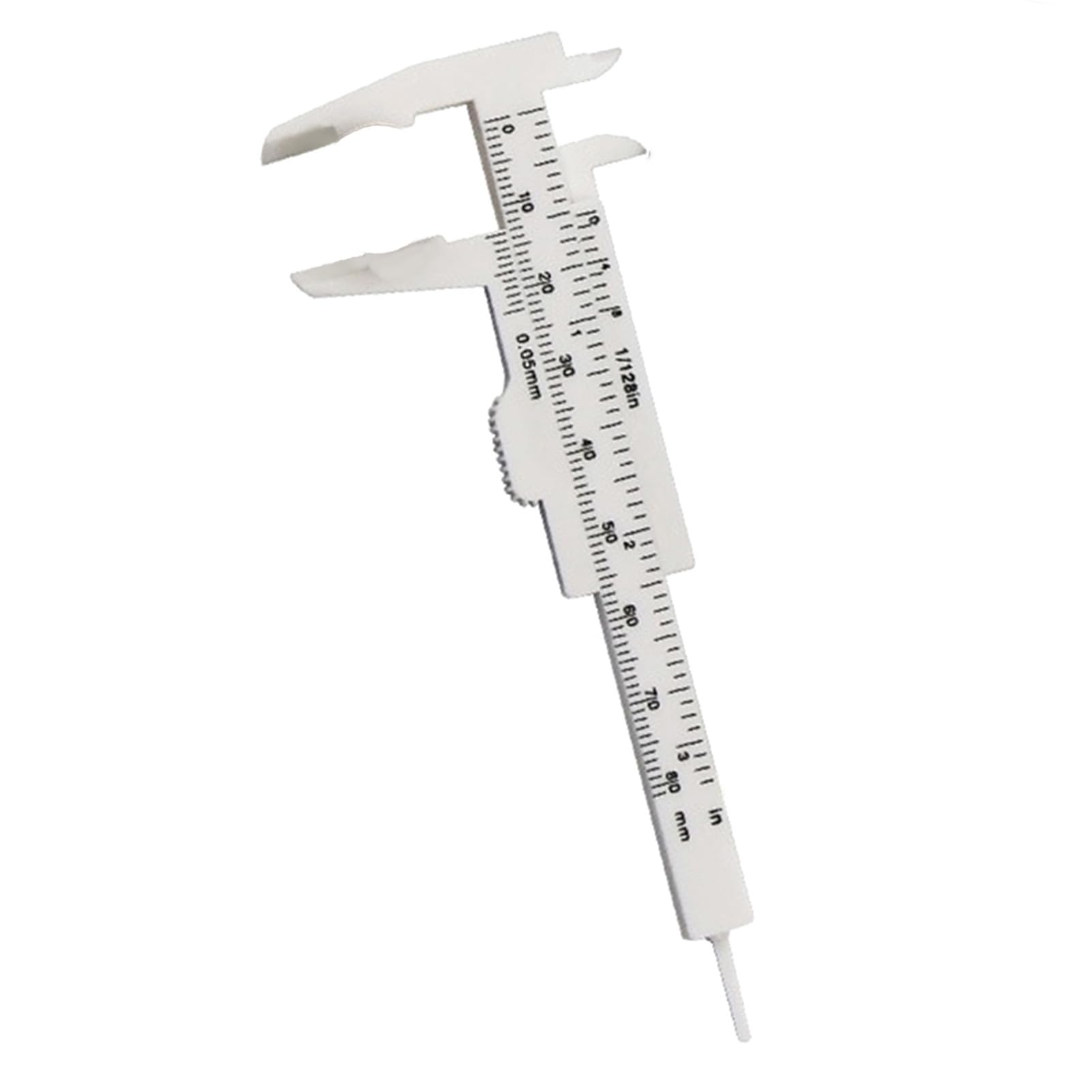 matumou 0-80mm Mini Multicolor Dual-scale Plastic Vernier Caliper Gauge Measuring Tool