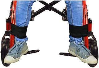 2 PCS Wheelchair Leg Strap, Soft Oxford Cloth Straps for Elderly, Disabled Patients,Seniors, Wheelchair Seat Belt Restrain...