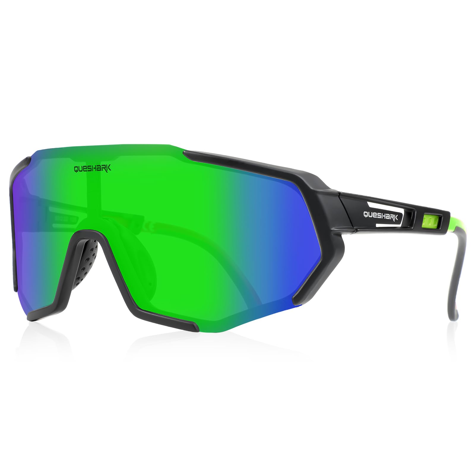 Queshark Gafas Ciclismo Niños 8-16 Polarizadas UV400 Protección TR90 Gafas de Sol Deportivas Running MTB Bicicleta