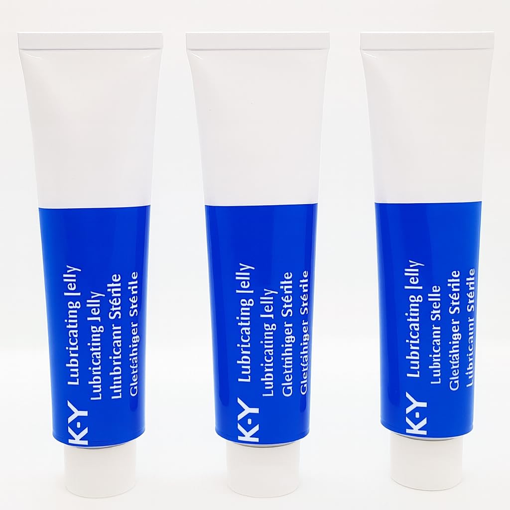 MediSale Bundle - 3 x KY Jelly Sterile Personal Lubricant (82g Each) – Water-Based, Non-Greasy, Fragrance-Free | Long-Lasting Sterile Lubrication for Comfort & Ease