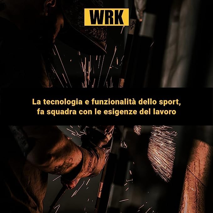 WRK 3 Pezzi T-Shirt Uomo Dryarn - Filato Innovativo ed Altamente Performante - Leggero, Isolante e Traspirante - per attività Blanda Che per Sforzi ad Alta Intensità