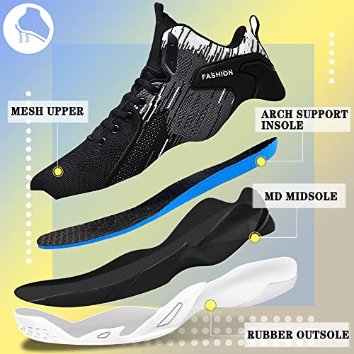 CJSPORX Mens Basketball Shoes Breathable Non Slip Running Fashion Sneakers3