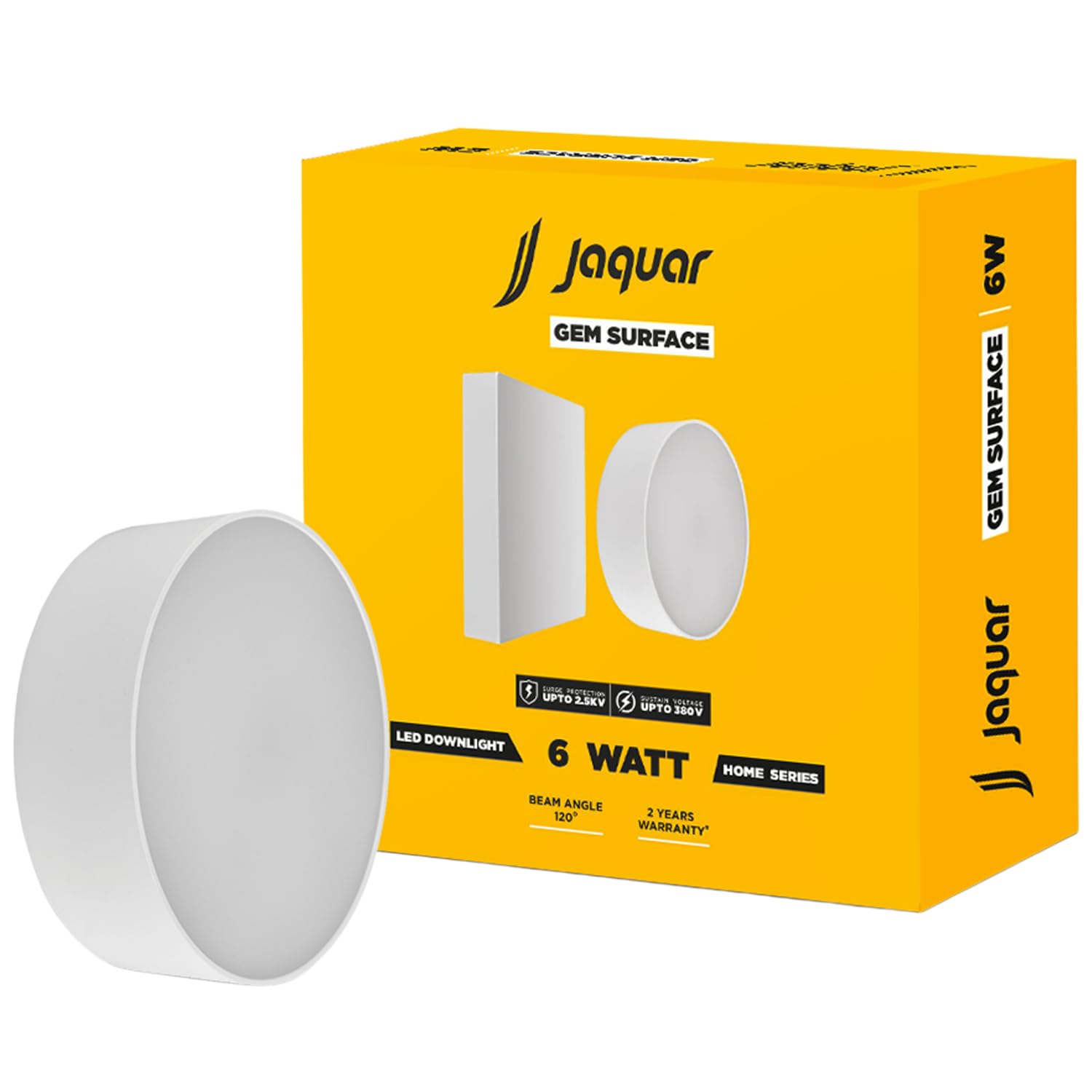 Jaquar 6W LED Gem Trimless Round Surface Mount Down Light | No False Ceiling Required | Warm White(3000K) | (Pack of 1)-image-32
