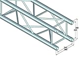 alutruss trilock gebraucht Alutruss Quadlock QL ET34-210 4-Punkt-Querstreben