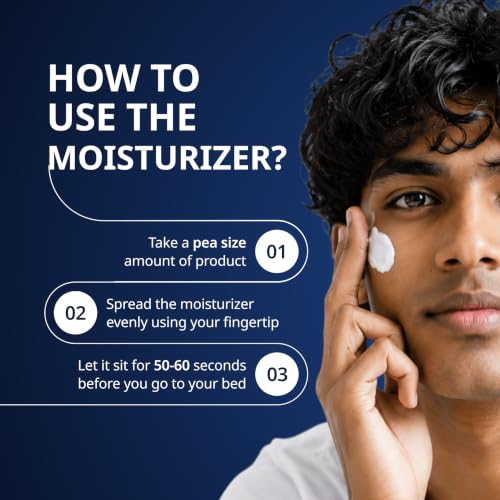 Image of Reginald Men Barrier Repair Moisturizer For Normal, Dry, Combination & Sensitive Skin | 24-Hour Hydration with 9 actives | Repairs Damaged Skin |Non Oily & Non Sticky, 50g