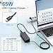65W 45W USB C Laptop Charger for Lenovo ThinkPad x1 Carbon T14/T15/T480/T480s/T490/T49... HP, Acer, Asus, Samsung, Google, Chromebook Charger, Type C Fast Charger