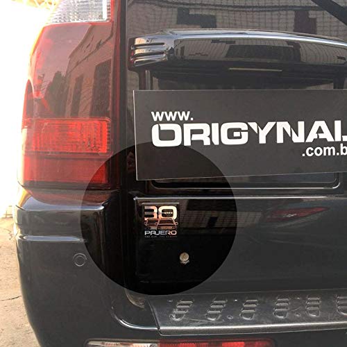 Emblema 30 Anos Pajero Full Hpe Adesivo Traseiro Resinado